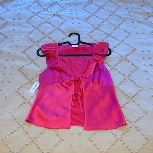 Wilfred Hot Pink Sleeveless Top